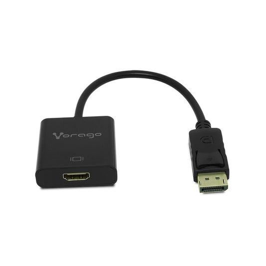 Adaptador Vorago Display Port Macho A Hdmi Hembra Full Hd Adp-300
