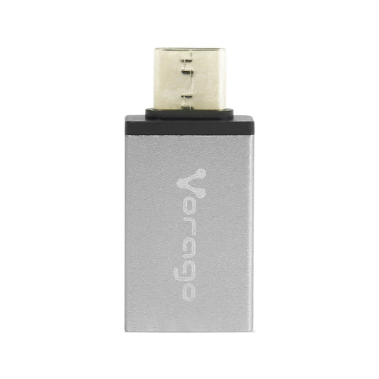 Vorago Adaptador Usb-C Macho - Usb 3.0 Hembra, Gris
