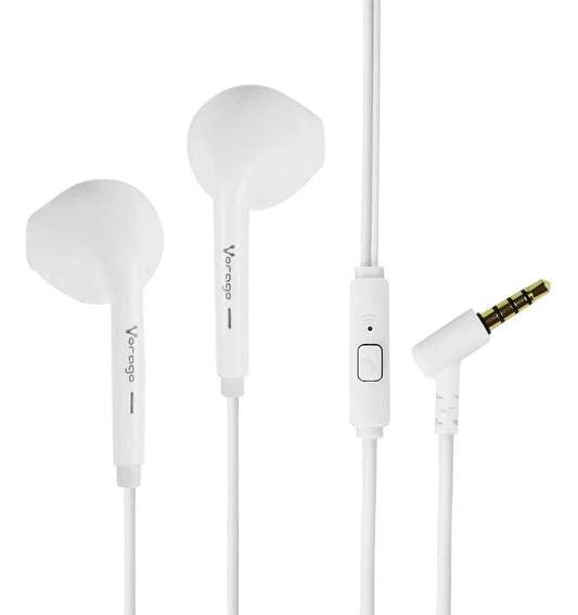 Audifono Vorago Manos Libres 3.5Mm Ctrl Vol. Y Microf Blanco Ep-201-V2-Wh