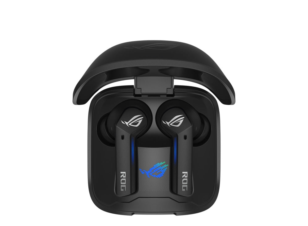 Audifonos Asus (Rog Cetra True Wireless) Gaming,Bluetooth 5.0,Estuche Carga,Bateria 27Hrs,Negro