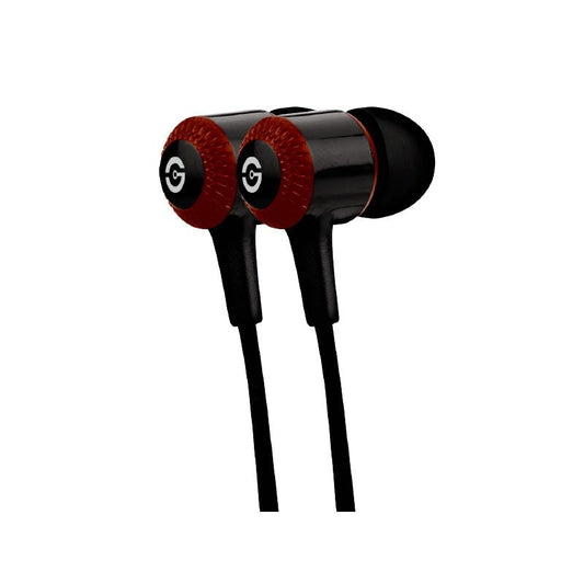 Audifonos Auricular Getttech Hard Mi-1250Rc/Mic Negro C/Rojo 3.5Mm