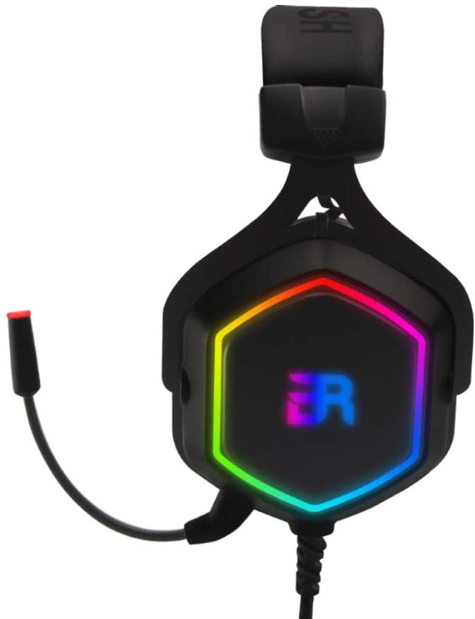 Audifonos Balam Rush (Br-929776) Hesix,Onear,Usb,7.1 Canales,Rgb Spectrum,Mic,Negro.