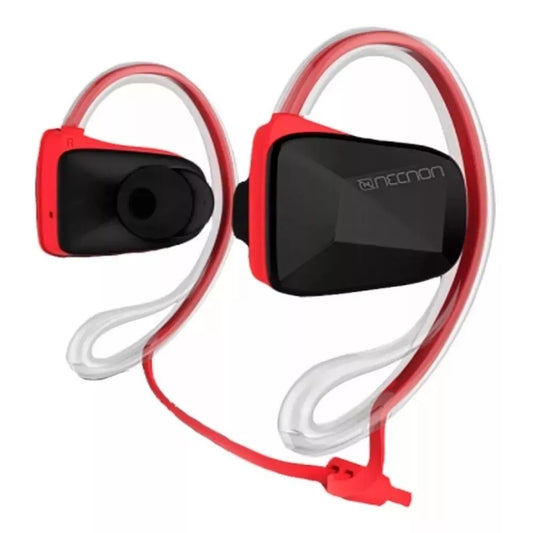 Audifonos Bluetooth Sport Necnon Nbe-01 Rojo