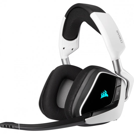 Audifonos Corsair (Ca-9011202-Na) Void Rgb Elite Wireless Blanco 7.1Ch Usb C/Mic Comp. Pc