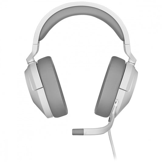 Audifonos Corsair (Ca-9011261-Na) Hs55 Stereo Blanco 3.5 Mm C/Mic Comp. Pcps4Xbox Oneswitch
