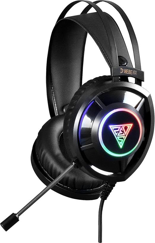 Audifonos Gamdias (Gd-Hebe E3) Stereo Rgb, Usb + 3.5Mm C/Mic Omni, Spk Diam 50Mm