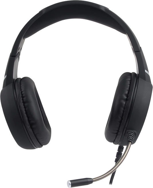Audifonos Gamer Naceb (Na-0311) Diadema Con Microfono,3.5Mm,Usb,Negro,Retroiluminado