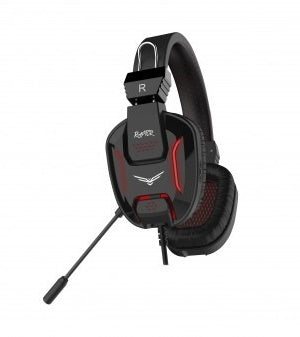 Audifonos Gamer Naceb (Na-0312) Raptor Gaming,Diadema Con Microfono 3.5Mm/Usb,Negro