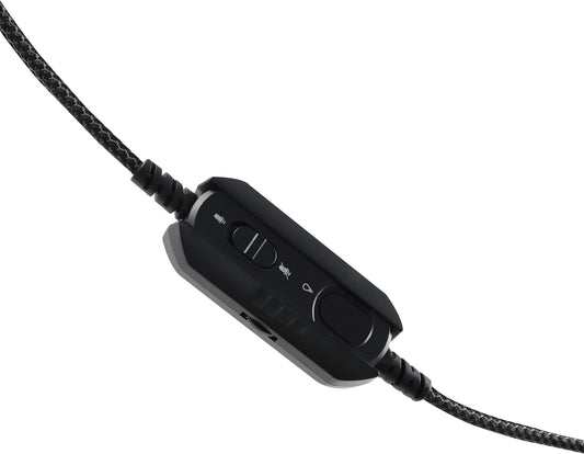 Audifonos Gamer Naceb (Na-0315) Naja,Diadema Con Microfono,Rgb,Usb,7.1,Negro,Retroiluminado