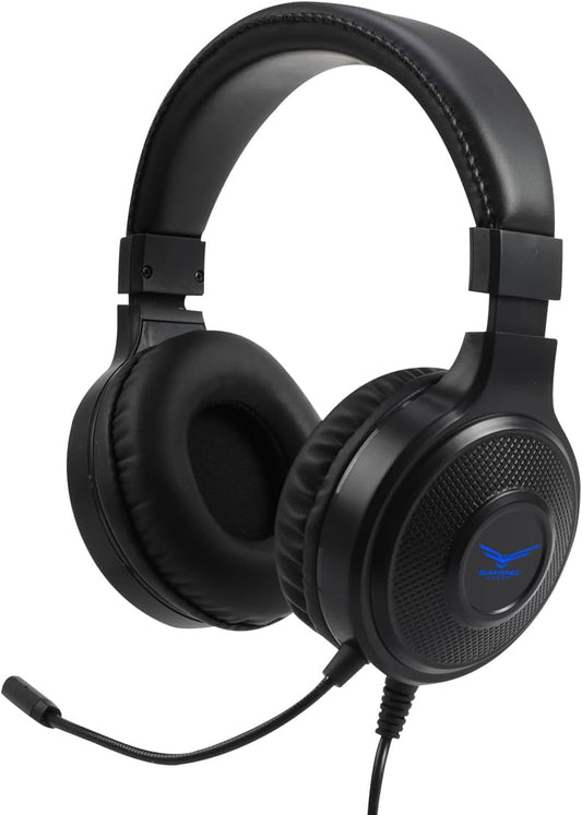 Audifonos Gamer Naceb (Na-0317) Black Mamba,Microfono,3.5Mm,Usb,Negro,Retroiluminado