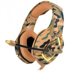 Audifonos Gamer Yeyian (Ydf-33401-D) Alambrico, 3.5Mm,Cable 2M, Camuflaje