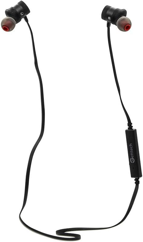 Audifonos Getttech (Gap-29702) Sportperformer Ge-200,Manos Libres,Bluetooth 4.2,Negro/Rojo