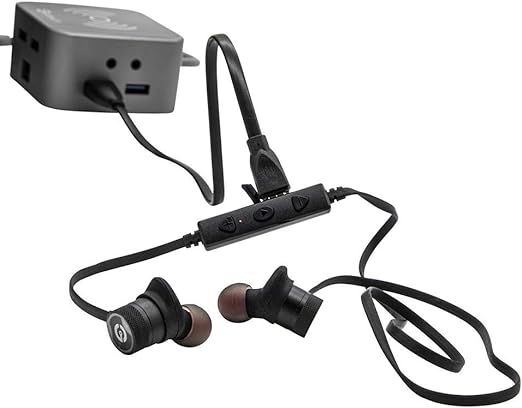 Audifonos Getttech (Gap-29702) Sportperformer Ge-200,Manos Libres,Bluetooth 4.2,Negro/Rojo