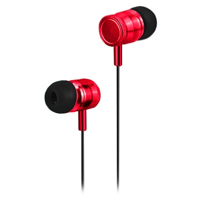 Audifonos Naceb (Na-0305R) Racing Earbuds,Manos Libres,Cable 3.5Mm,Hq,Rojo