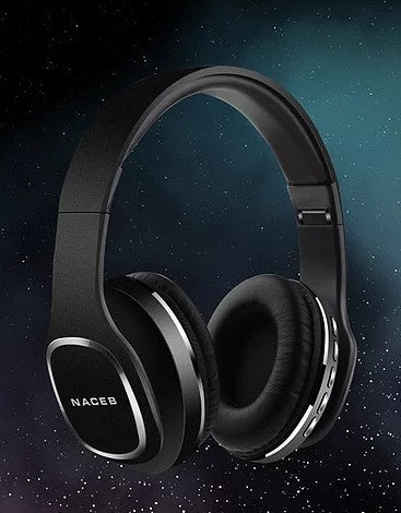 Audifonos Naceb (Na-0307N) Cetusdiademamicrofonobluetoothplegablenegro