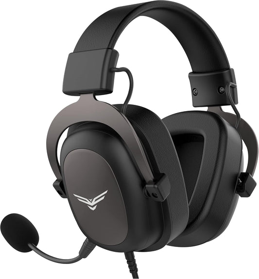 Audifonos Naceb (Na-0318) Iron Knight,C/Microfono,3.5Mm,Pc,Xbox,Ps4,Negro