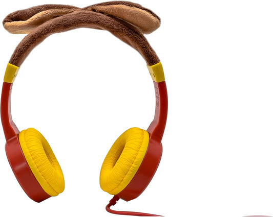 Audifonos Necnon (Nbhk-Pug) Kids Pug,Conector Y Puerto Aux Extra 3.5,Material No Toxico