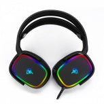 Audifonos Yeyian (Ydg-33405) Proud Series 3500,Diadema,Rgb,3.5Mm,Microfono Desmontable,Negro
