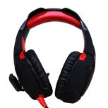 Audifonos Yeyian (Ydw-33402) Gamer Wicked Serie 3000,Alambrico,Usb,Control,Rgb,Negro Rojo