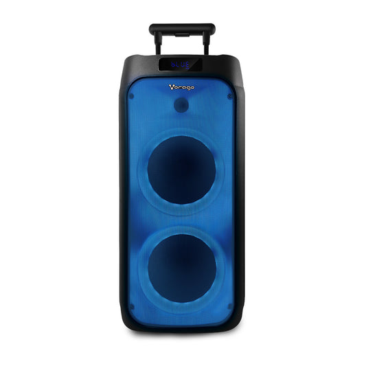 Bafle Vorago 2X8"" Bt Rgb Luz Flame Recargable 1 Micr Inal Ksp-550