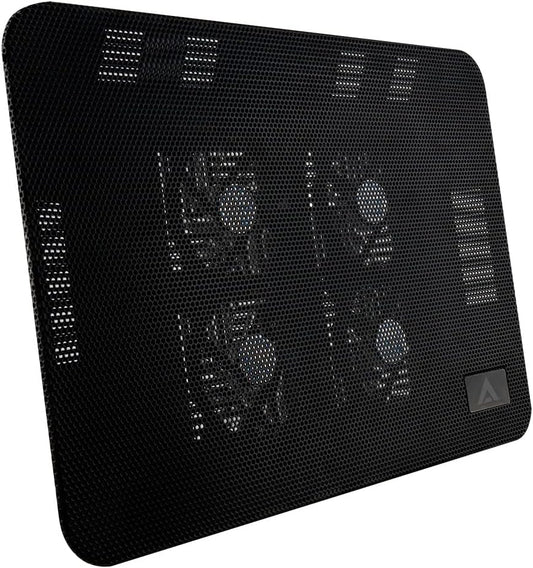 Base Enfriadora Acteck (Ac-916561) P/Laptop 17",4Ventiladores,Cable 50 Cm,Negro