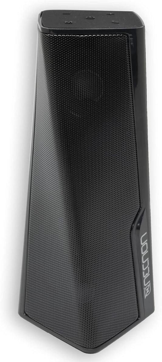 Bocina Inalambrica Necnon (Nb-02 Tws-N) Conex. Simultanea Bth,Aux 3.5,Slot Sd,Usb,Fm,1200Mah,Negro