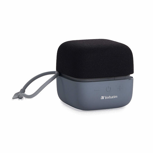 Verbatim Bocina Portátil Cube, Bluetooth, Inalámbrico, 5W Rms, Usb, Negro