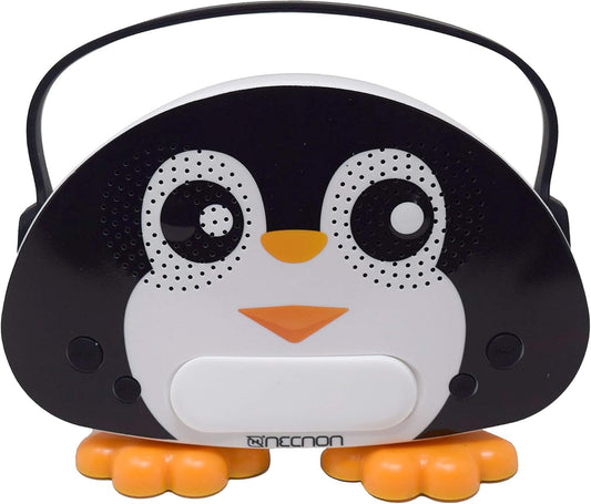 Bocina Karaoke C/Mic. Necnon (Nbk-Kids Karaoke-P)Penguin Bth,Usb,Aux 3.5,Fm,Sd Card,Bateria 1200Mah