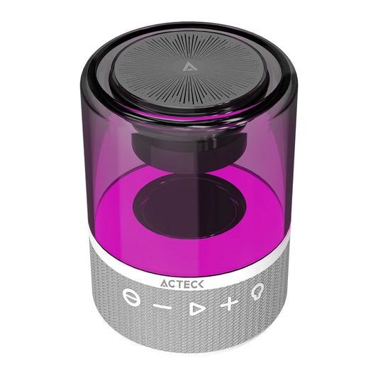 Bocina Portatil Gleepureap30 Bt 5.2 Iluminación Efectos Batrec Blanco Ac-936439