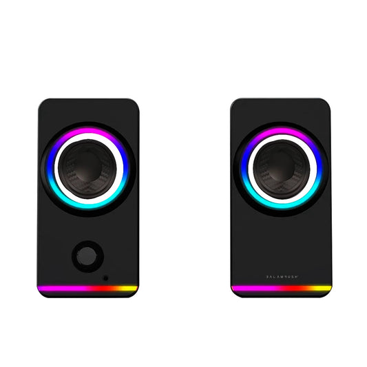 Bocina Usb Gamer Glimm Style Bg565 2.0 Bt Rgbcontrol Dig 10Wts Negro Br-936996