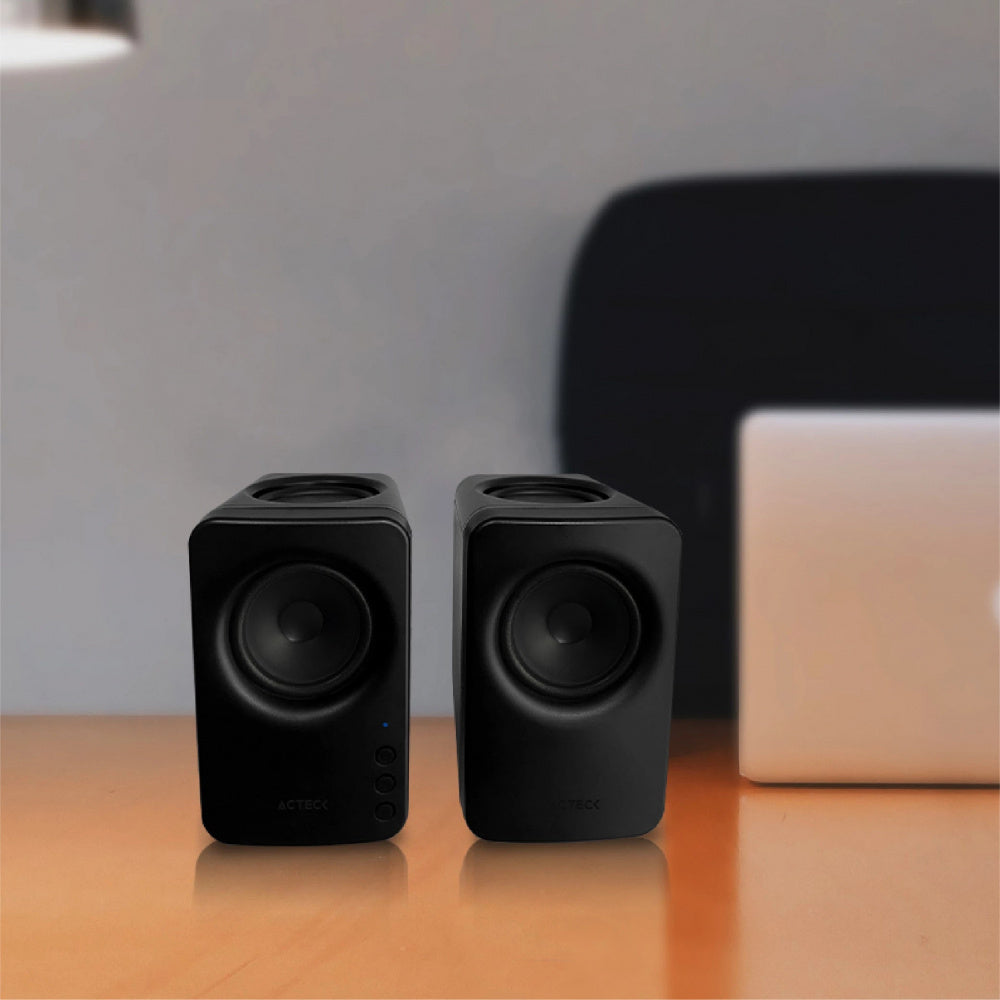 Bocinas Acteck (Ac-936361) Dynamic Exact Mini Bs47510W Rmsaux 3.5Bt 5.0 Optico2.0 Canalesnegro