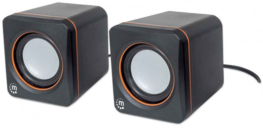 Bocinas Manhattan Serie 2600 Via Usb 2 Altavoz Cubo Plug 3.5Mm 161435