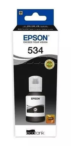 Tanque De Tinta Epson T534 Negro, 6.000 Páginas