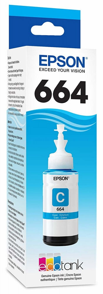 Tanque De Tinta (Ecotank) Epson 664 Cian 70Ml