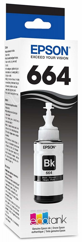 Tanque De Tinta (Ecotank) Epson 664 Negro 70Ml
