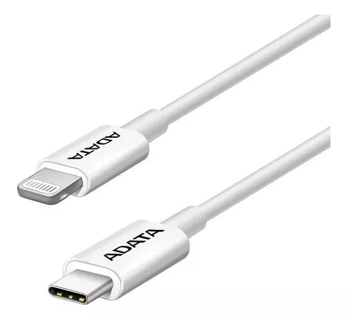 Cable Adata Tipo C / Lightning Apple 1M Blanco (Amficpl-1M-Cwh)