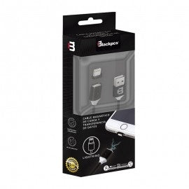 Cable Blackpcs (Ca-Magnetico) Magnetico Lightning Negro 100 Cm 2A (Cab
