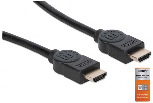 Cable Hdmi Manhattan 5 Metros V2.0 Macho-M Premium (355360)