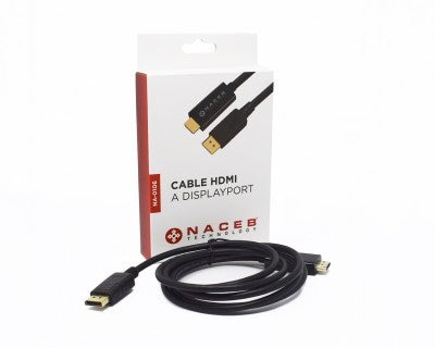 Cable Naceb (Na-0106) Hdmimachodisplayport1.8 M