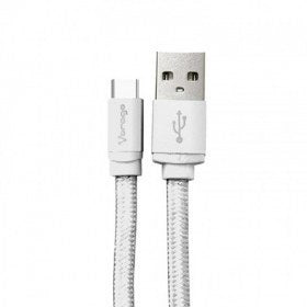 Vorago Cable Usb A Macho - Usb-C Macho, 1 Metro, Blanco
