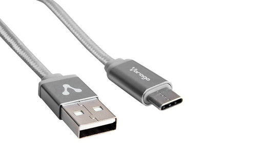 Vorago Cable Usb A Macho - Usb-C Macho, 1 Metro, Blanco