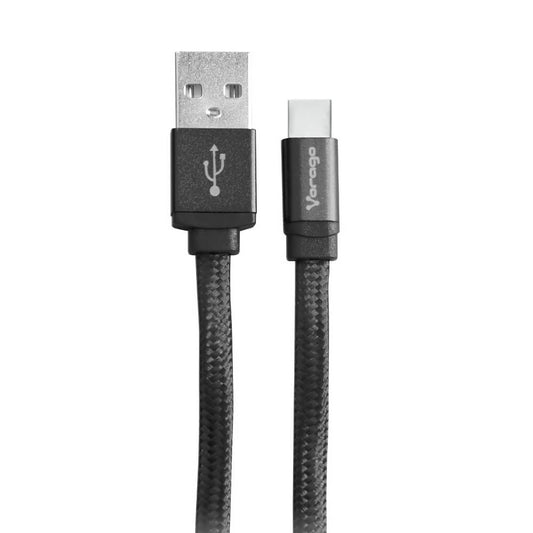Vorago Cable Usb A Macho - Usb C Macho, 1 Metro, Negro
