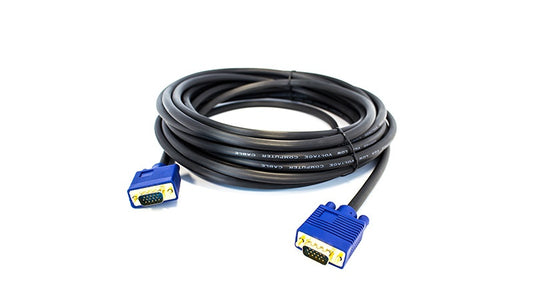 Vorago Cable Vga (D-Sub) Macho - Vga (D-Sub) Macho, 10 Metros, Negro
