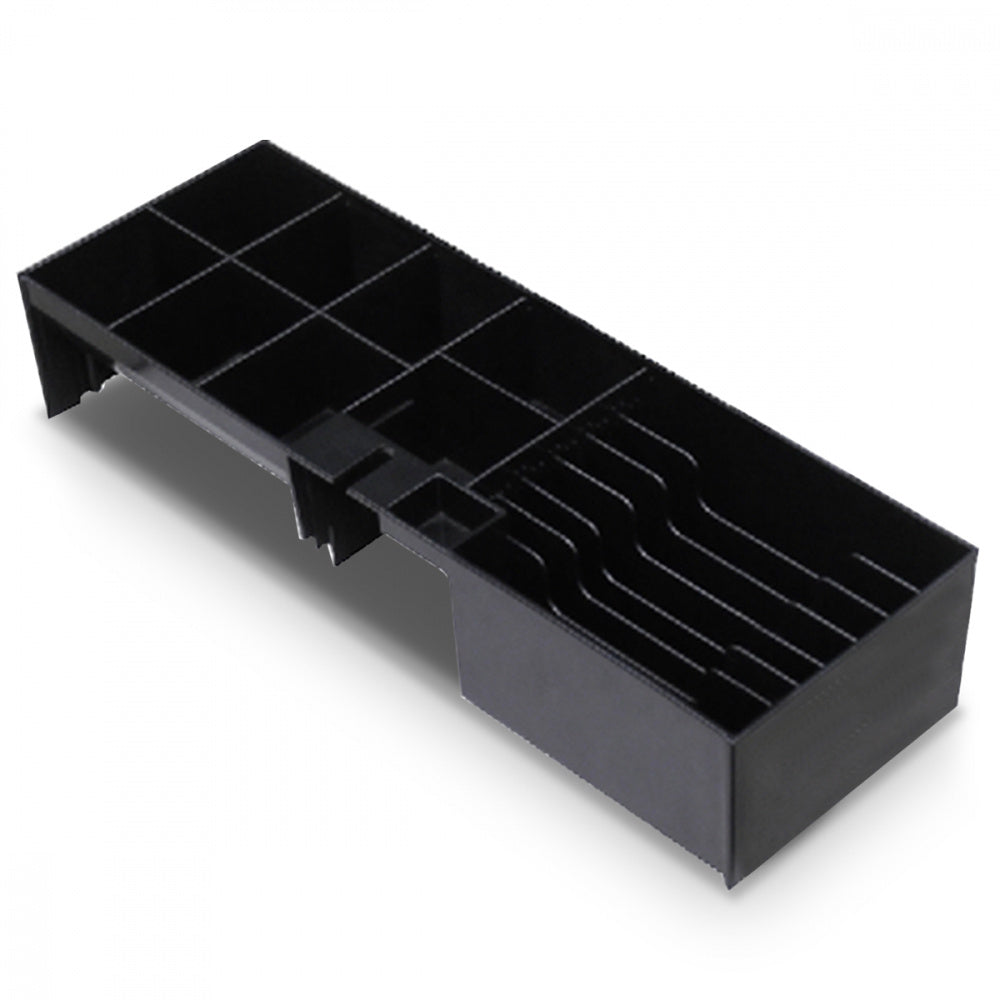 Cajon De Dinero Digitalpos (Dig-4617) Riel Metalico,6 Billetes, 8 Monedas,3.5Kg, Negro