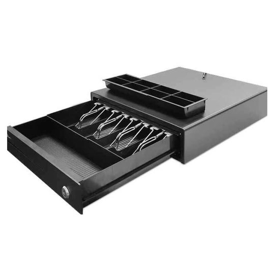 Cajon De Dinero Qian Qcn-57303 Sheng / Metal /4 Billetes /8 Monedas /Ajust