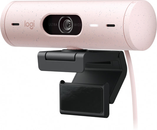 Camara Web Logitech Brio 500 Full Hd 1080P Usb-C Rose (960-001418)