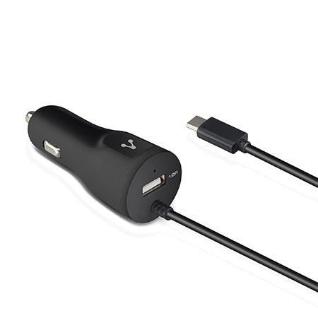 Vorago Cargador Para Auto Au-303, 5V, 1X Usb 2.0, Negro