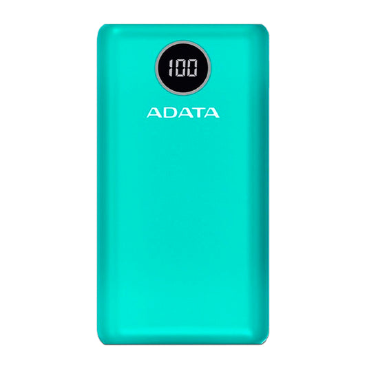 Cargador Portatil Dig Adata P20000Qcd Tipo C Verde (Ap20000Qcd-Dgt-Cgn