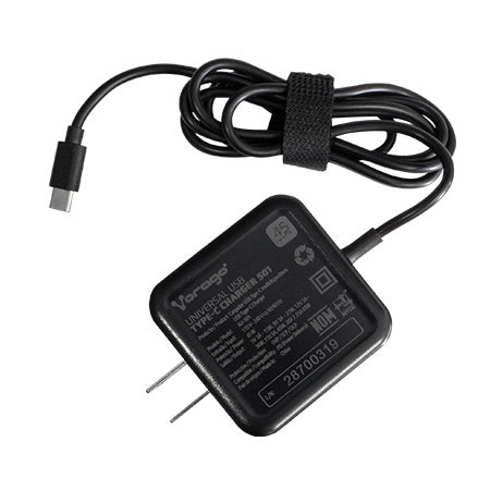 Vorago Cargador De Pared Au-501, 20V, 1X Usb-C, Negro