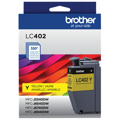 Cartucho Brother Lc402Y Amarillo 550 Pag Para Mfcj6940Dw Lc402Y